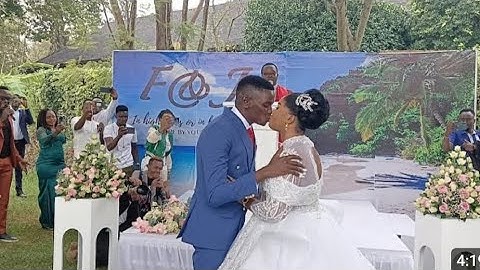 SEE HOW FORTUNE MWIKALI LANDWITH WITH HELICOPTER IN HER WEDDING  🍰🍰🍰🎂🎂🔥🔥