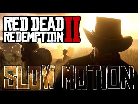 Red Dead Redemption 2 Slow motion (3 trailers) - YouTube