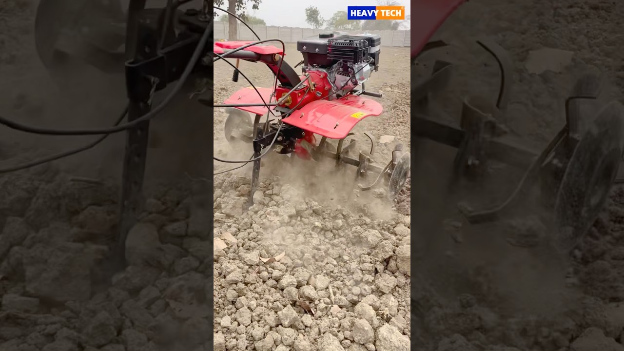 9 hp diesel engine power weeder machine || mini tractor cultivator || power tiler 