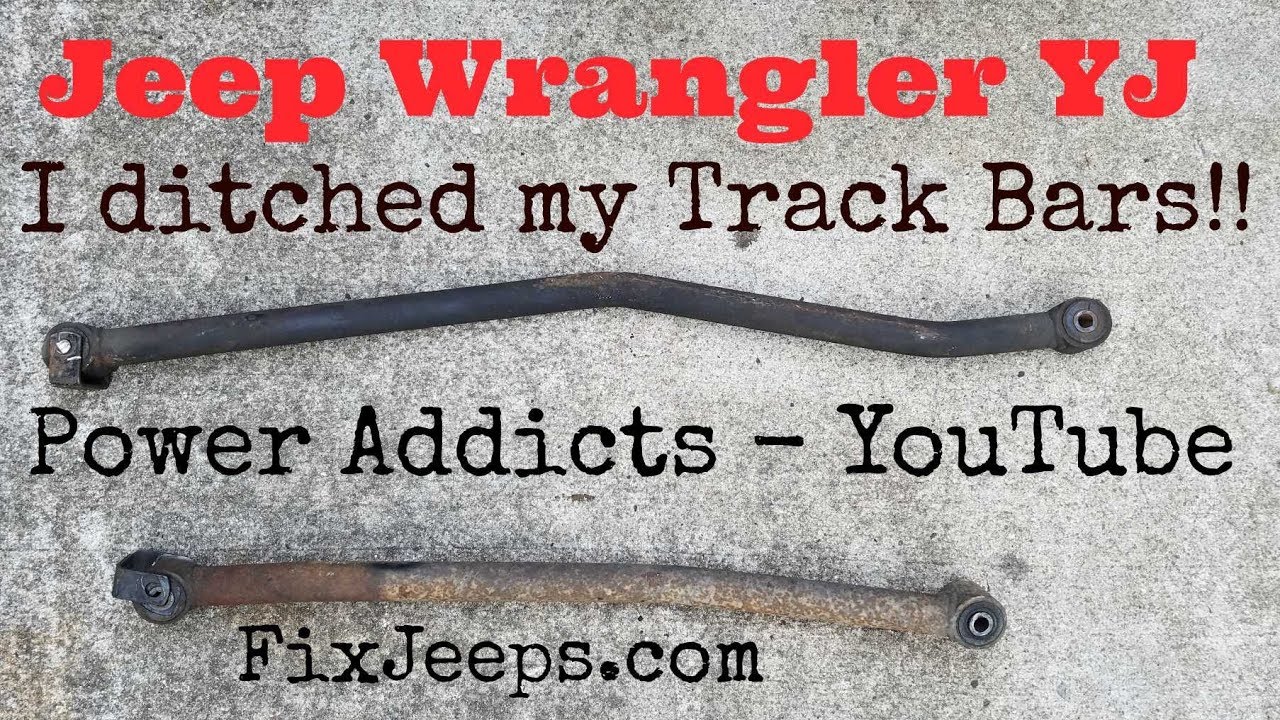 Jeep Wrangler YJ - I removed my Track Bars - YouTube