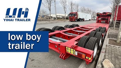 Explore the Features of the Low Boy Semi Trailer! 🚛💪 #LowBoy #SemiTrailer #TruckingPowerhouse