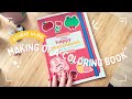 ✿ STUDIO VLOG: making of a colouring book!