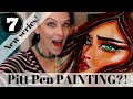 Pitt Pens and WHY I'M OBSESSED to use them for SHADING in my Mixed Media Projects!