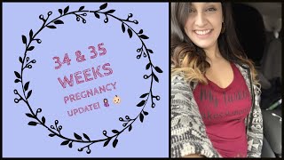 34 \& 35 Weeks Pregnancy Update! | First Pregnancy| Baby Shower \& Pelvic Pain!