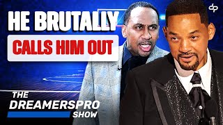 Stephen A Smith Brutally Calls Out Will Smith After Attacking Chris Rock On LIve TV