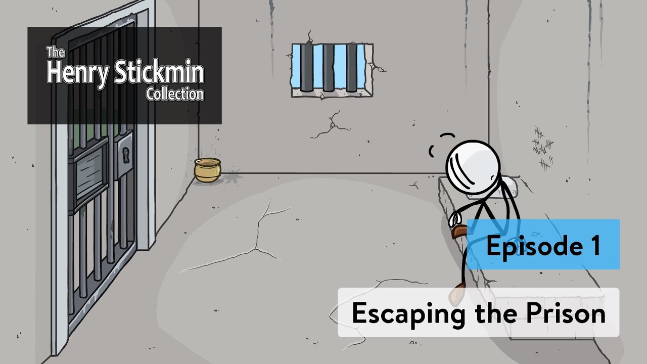The Henry Stickmin Collection - Episode 1: Escaping The Prison (Windows 10 Gameplay) [Subtitle]