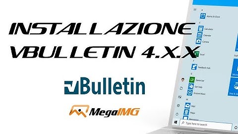 Installazione vBulletin Forum 4.x