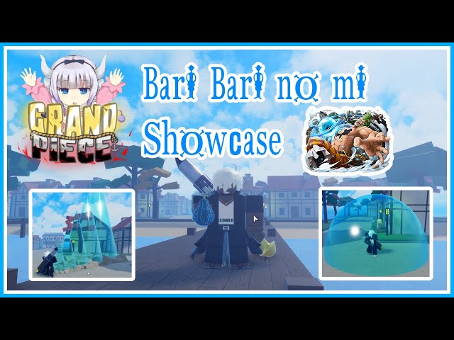 Roblox Grand Piece Online: Bari Bari no mi(Barrier Barrier Devil Fruit)  showcase!!!! 