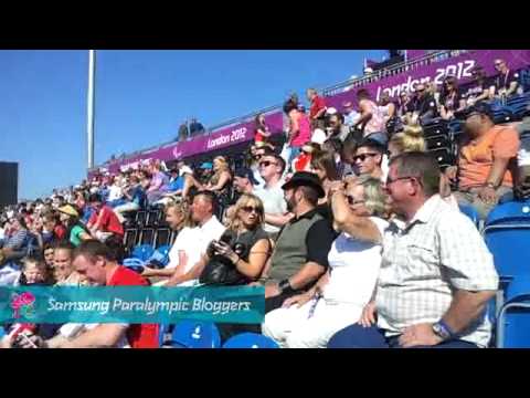 GB Fans support Andy Lapthorne & Peter Norfolk in Gold Medal Match