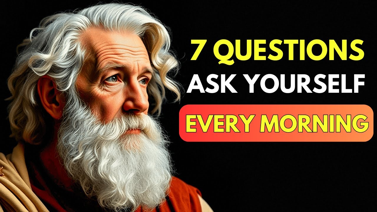 7 Questions To Ask Yourself Every Morning | Stoicism - YouTube