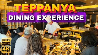 TEPPANYA Mall of Asia | Teppanyaki Dining Experience 🇵🇭 | 4K Food and Walk Tour