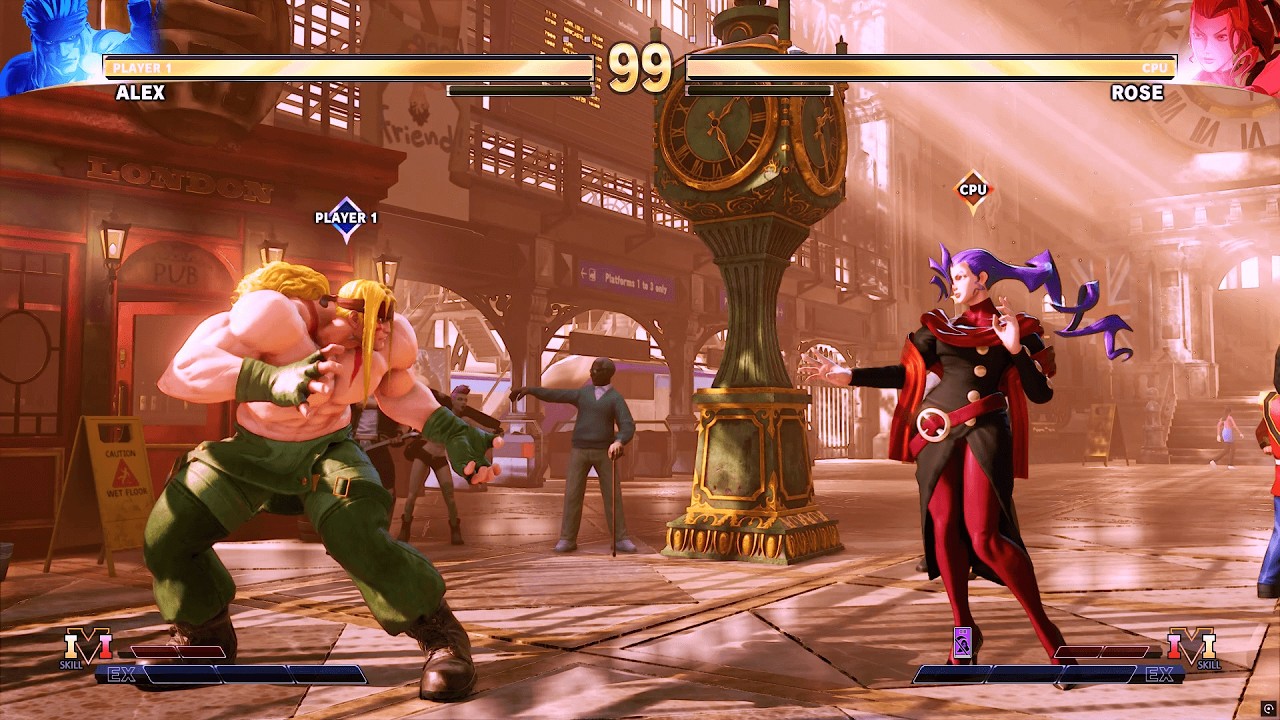 Алекс против Роуз (самый сложный уровень) - Street Fighter 5. | Эпическая битва