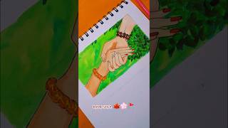 ram sita hand drawing 🌸🚩 || #short #drawing #viral #trending #art