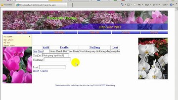 Bai 14   Them moi CSDL web quan ly sinh vien   ASP NET   SQL