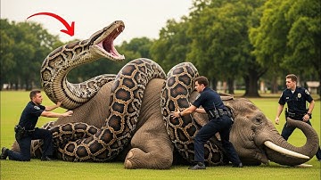 Brave Heroes Face GIANT SNAKE in EPIC Battle to Save Mother Elephant