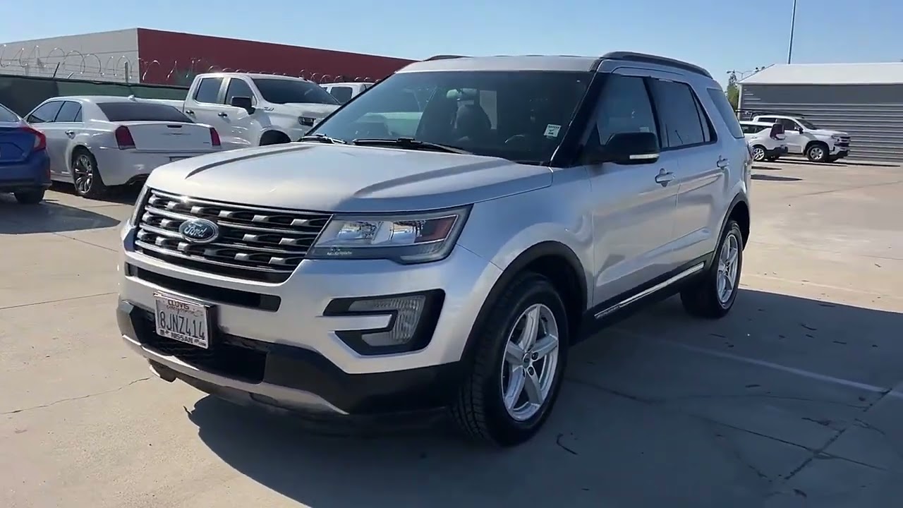 2017 Ford Explorer Ingot Silver  madera Visalia Fresno Financing Clovis Used stock Service High_Qua