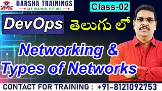 DevOps Class 02 | Introduction to Networking | Types of Networks | full Explanation in తెలుగు లో