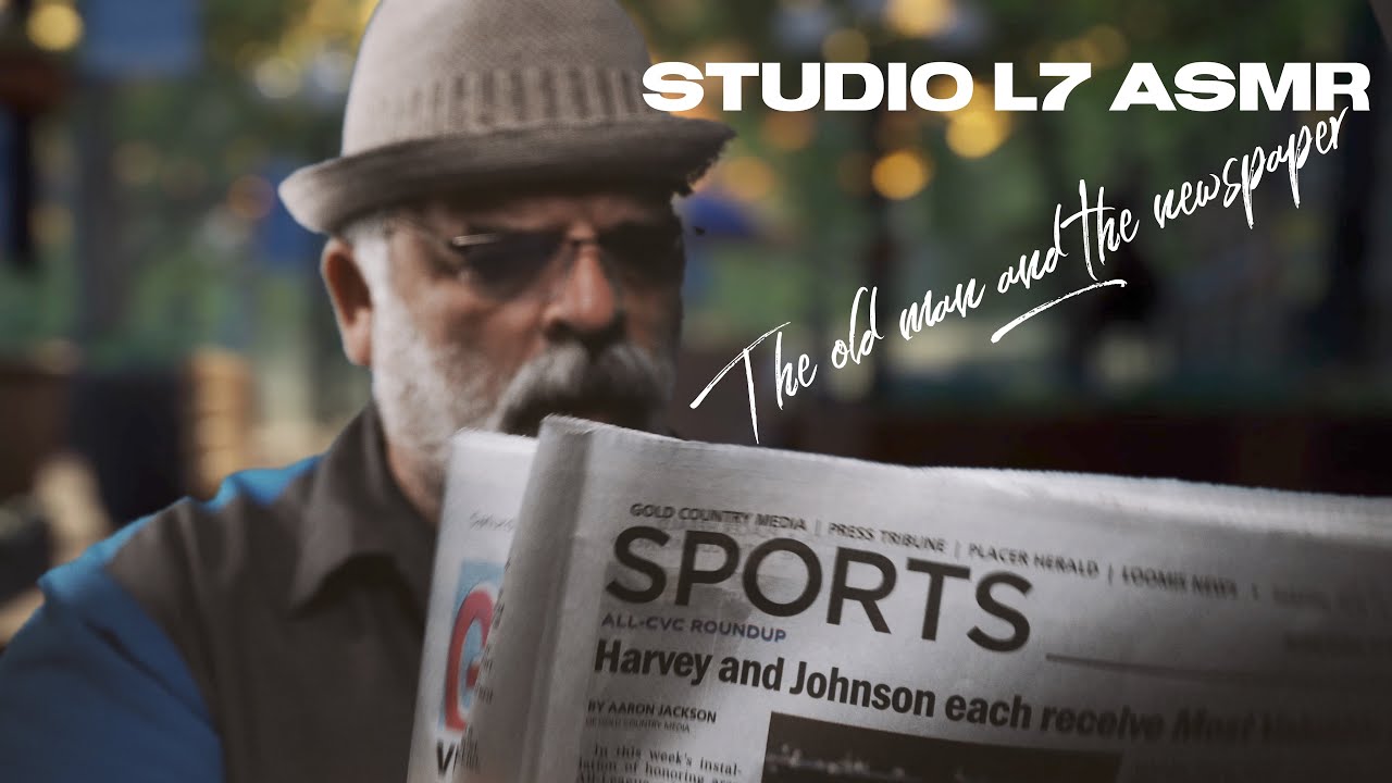 Studio L7 and The Old Man and a newspaper Crinkles🗞Lewitt ASMR 