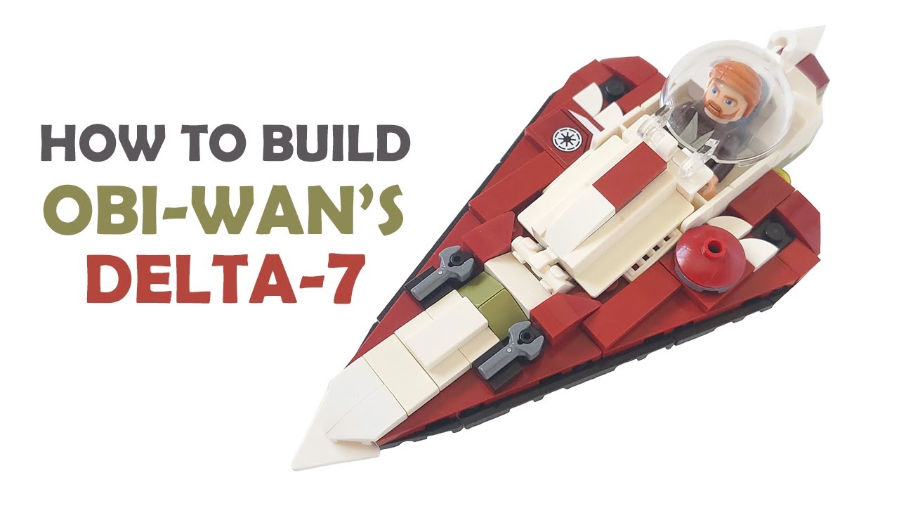 Lego Star Wars Obi-Wan'S Jedi Starfighter Moc | Building Instructions -  Youtube