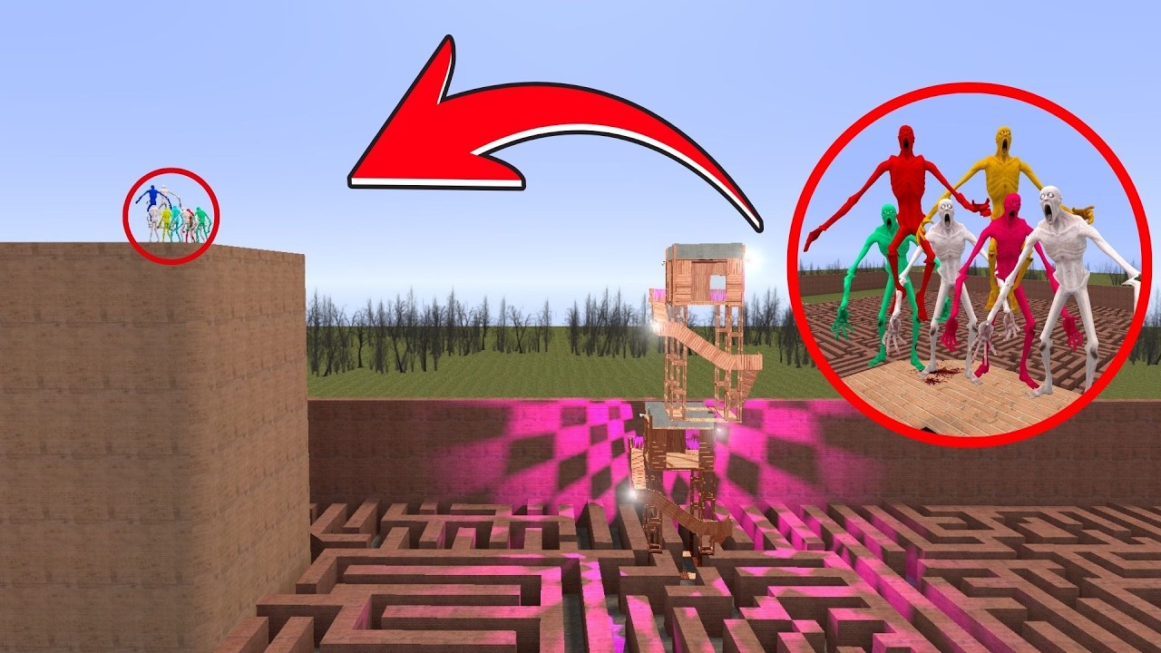 SCP-096s Spawned at Once… The Maze Became Impossible