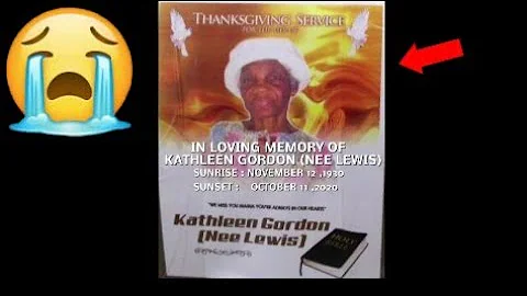 THE MOTHER OF 12 CHILDREN MISS KATHLEEN GORDON FUN...