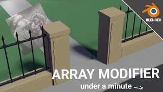 BLENDER | how to use ARRAY modifier 