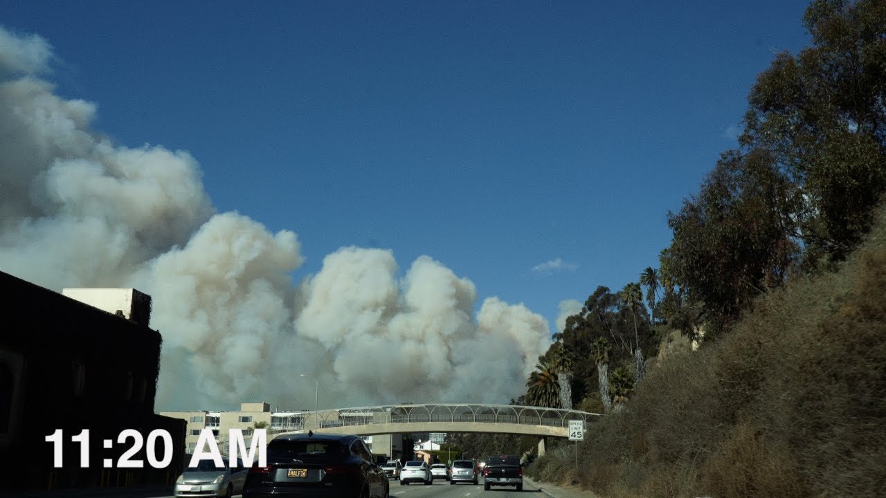 2025 Pacific Palisades Fire on 35mm | Los Angeles | Raw Footage - YouTube