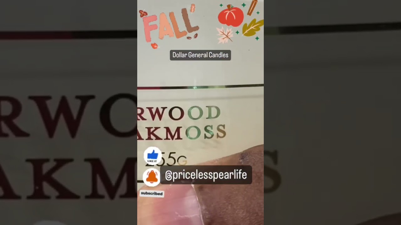 $Bargain hunter finding | Dollar General Candles