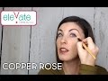 COPPER ROSE SHIMMER SHADOWSENSE EYESHADOW APPLICATION