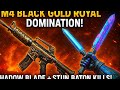 Legendary M4 Black Gold Royal + Stun Baton &amp; Shadow Blade Domination | COD Mobile Insane Gameplay"