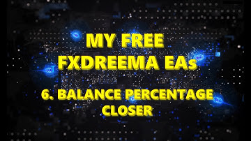 My free fxDreema EAs: 6.  Balance percentage closer