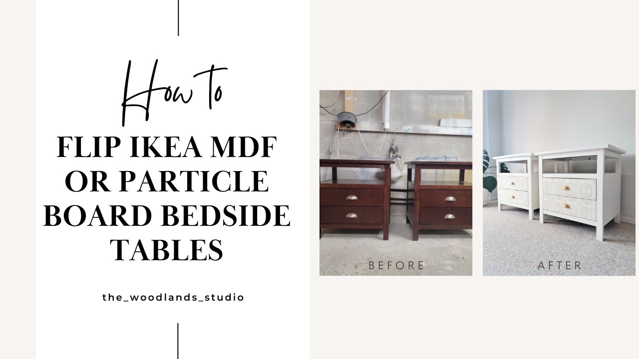 How do I flip Ikea ( or ikea like ) MDF bedside tables? YouTube