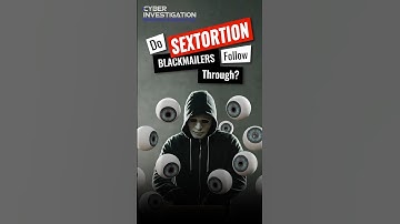 Do Sextortion Blackmailers Follow Through? #shorts #blackmail #onlinethreats #sextortion