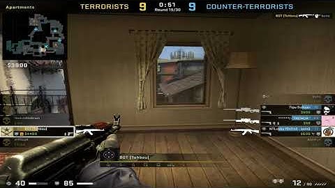 CSGO 1V5 ACE CLUTCH ON INFERNO !