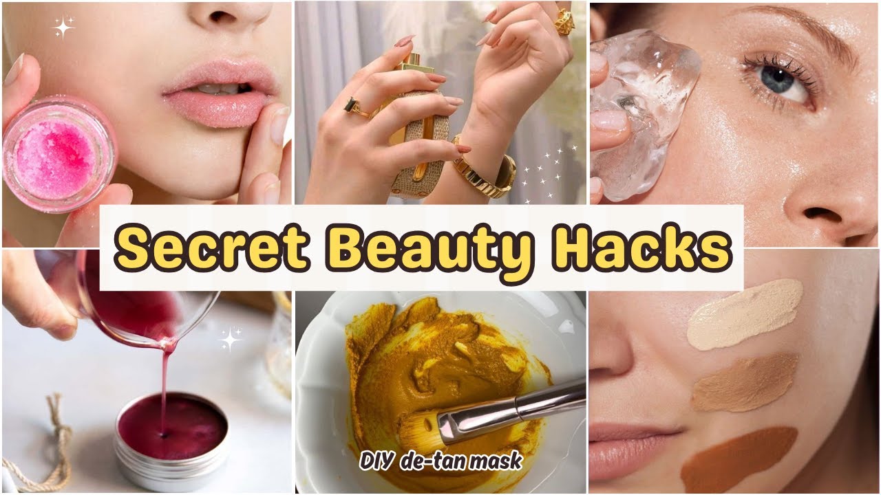 6 Secret Beauty Hacks | That Will Make Your Life So Much Easier - YouTube
