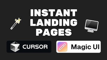 Instant Landing Pages with Cursor + Magic UI
