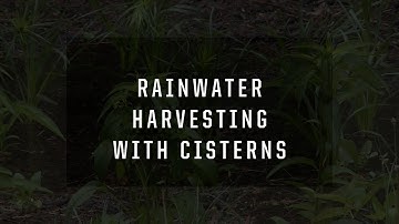 Rainwater Harvesting with Cisterns