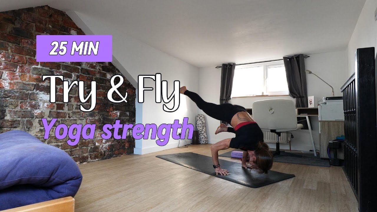 Try & Fly | Crow to Single-Leg Yoga Progression | Strength, Mobility & Balance