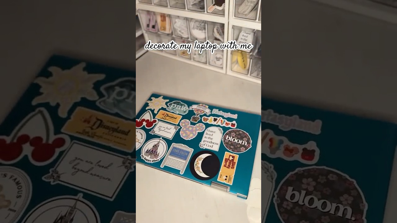 Decorate my laptop with my waterproof, fadeproof vinyl stickers! 
