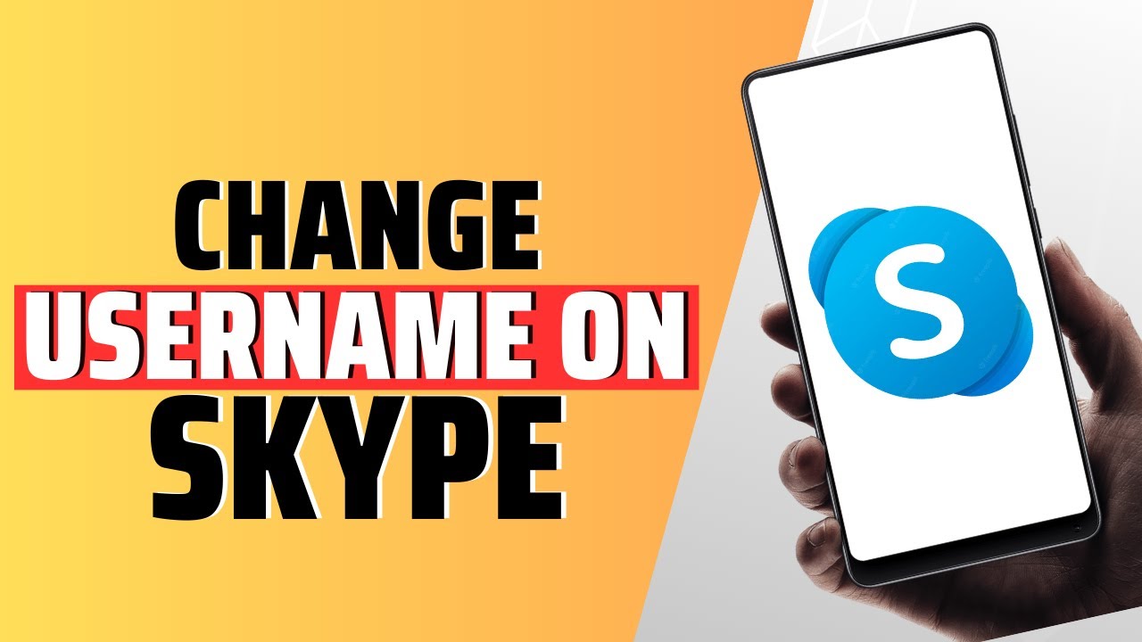 How To Change Username On Skype - YouTube