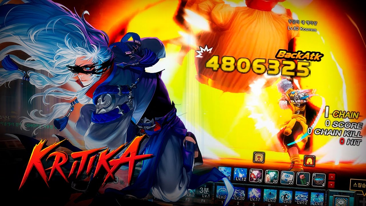 kritika monk Update New Kritika - Galaxy Lord (Monk) lvl 49~62 Gameplay - All Skills Showcase - F2P - KR