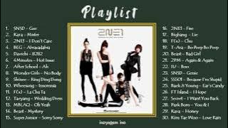 KPOP PLAYLIST 2009 (SNSD, KARA, 2PM, 2NE1, WONDER GIRLS ... )