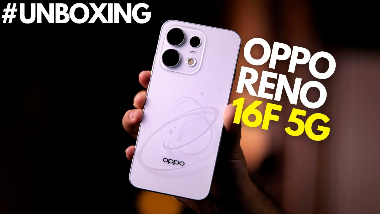Thiết kế mỏng nhẹ của OPPO Reno16 F 5G dù sở hữu pin dung lượng lớn