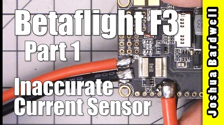 Betaflight F3 Inaccurate Current Sensor mAh Readout | FIXED - Part 1