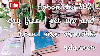 Hobonichi 2021 day-free as a work planner | set-up and how I use it