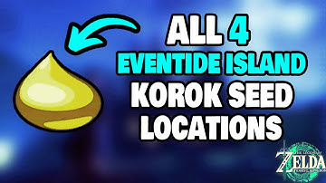ALL 4 Eventide Island Korok Seed Locations in Zelda Tears of the Kingdom (STEP-BY-STEP)
