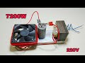 Free electricity 7200W Light bulb hi power Generator Magnetic Copper Coil 220V activity at home