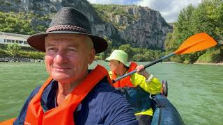 Unsere Erste Kanufahrt Auf Der Etsch