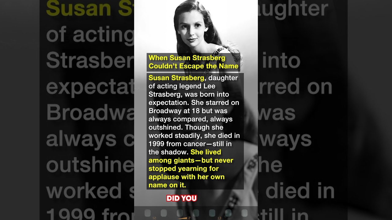 When Susan Strasberg Couldn’t Escape the Name