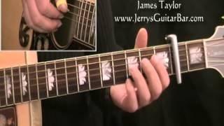 How To Play James Taylor Carolina In My Mind (intro only) chords
